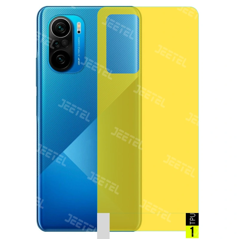 برچسب نانو پشت گوشی Xiaomi POCO F3 مدل فول کاور شفاف آنتی شوک