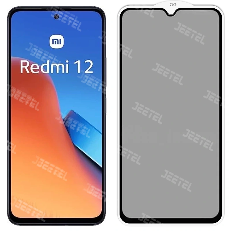 گلس پرایوسی فیلم گوشی شیائومی Xiaomi Redmi 12 (28 درجه اورجینال)