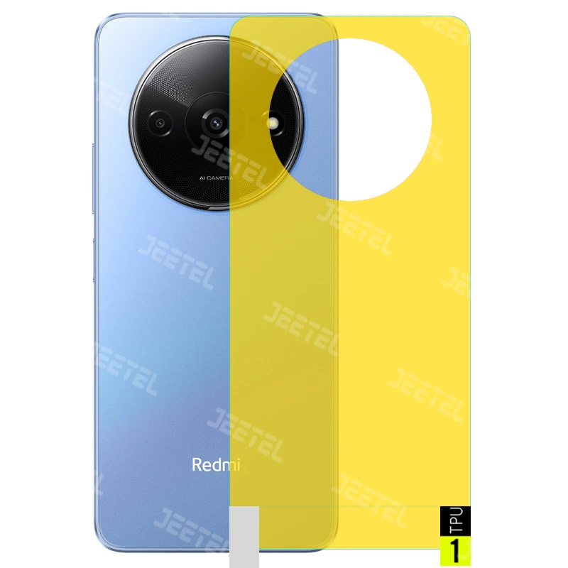برچسب نانو پشت گوشی Xiaomi Redmi A3 مدل فول کاور شفاف آنتی شوک