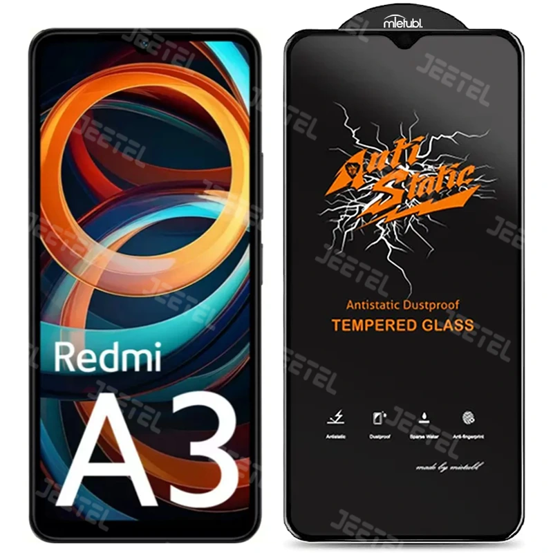 محافظ صفحه نمایش Xiaomi Redmi A3 2024 آنتی استاتیک اورجینال (Mietubl)