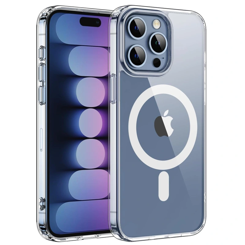 قاب مگ سیف شفاف برای گوشی IPHONE 15 Pro Max (پک اپل استوری)