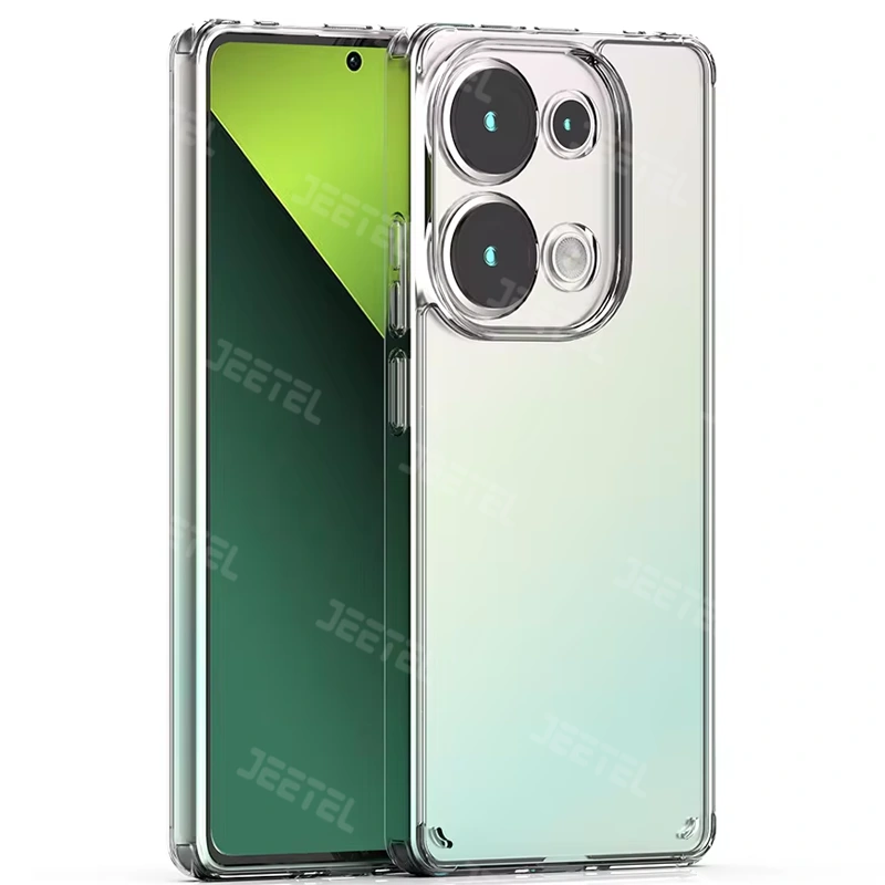 قاب شفاف Xiaomi Redmi Note 13 Pro 4G مدل ژله ای محافظ لنزدار