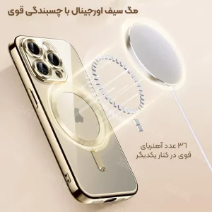 قاب الکتروپلیتینگ MagSafe برای گوشی IPHONE 16 Pro