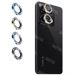 گلس لنز رینگی Xiaomi Redmi Note 13 Pro 5G مدل نگین دار دیاموند