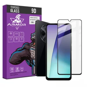 گلس شیشه ای تمام صفحه مناسب برای گوشی Xiaomi Redmi 14C