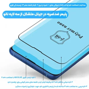 برچسب محافظ صفحه PMMA مناسب برای گوشی Xiaomi 13 Lite مدل پلیمر نانو