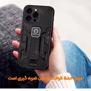 کاور رنجرفون اورجینال مناسب برای Xiaomi Redmi Note 13 Pro 4G مدل مگنتی با استند دوحالته