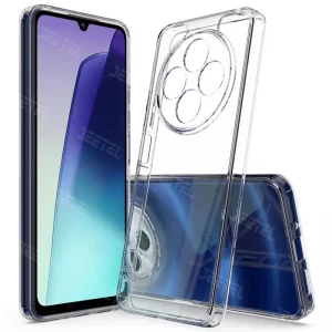 قاب شفاف Xiaomi Redmi 14C مدل تمام ژله ای محافظ لنزدار