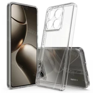 قاب شفاف Xiaomi 14T مدل تمام ژله ای محافظ لنزدار