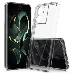 قاب شفاف Xiaomi 13T / 13T Pro مدل ژله ای محافظ لنزدار