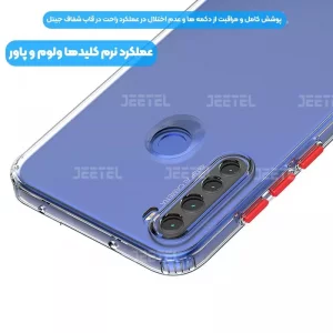 قاب گوشی Xiaomi Redmi Note 8 مدل ژله ای طلقی محافظ لنزدار