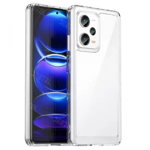 قاب شفاف Xiaomi Redmi Note 12 Pro Plus 5G مدل ژله ای محافظ لنزدار