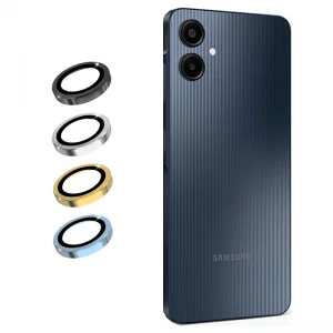 محافظ لنز دوربین Samsung Galaxy A06 رینگی مدل شیشه ای آلومینیومی