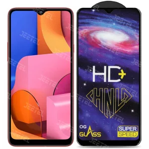 گلس تمام صفحه شیشه ای سامسونگ Galaxy A20s مدل HD Plus