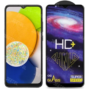 گلس تمام صفحه شیشه ای سامسونگ Galaxy A03 مدل HD Plus