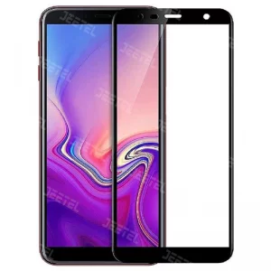 گلس تمام صفحه شیشه ای سامسونگ Galaxy J6 مدل HD Plus