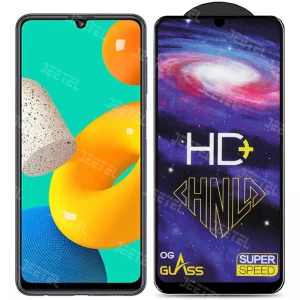 گلس تمام صفحه شیشه ای سامسونگ Galaxy M32 4G مدل HD Plus