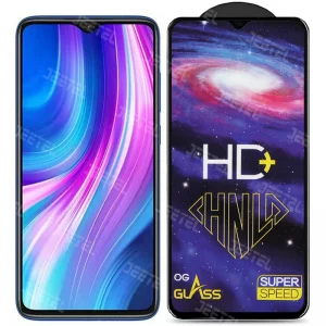 گلس تمام صفحه شیشه ای شیائومی Redmi Note 8 Pro مدل HD Plus