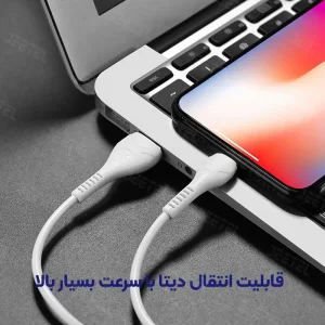 کابل شارژ USB به Lightning به طول 1 متر از برند هوکو مدل Hoco X37 (100% اورجینال)