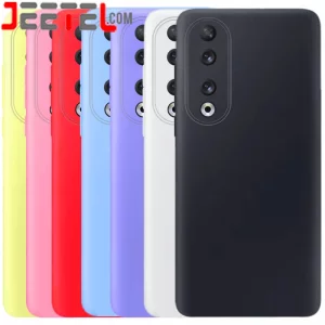 کاور سیلیکونی تک رنگ اورجینال هانر Honor 90 مدل (بدون محافظ لنز)