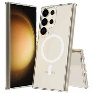 قاب مگ سیف شفاف مناسب برای Samsung Galaxy S23 Ultra (پک سامسونگ استوری)