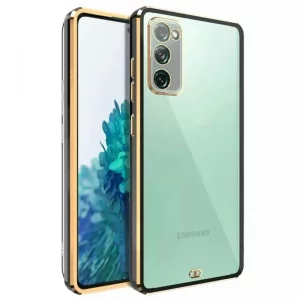 قاب اورجینال الکتروپلیتینگ Samsung Galaxy S20 FE مدل دور طلایی اسپیس