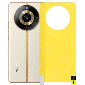 برچسب نانو پشت گوشی Realme 11 Pro Plus مدل فول کاور شفاف آنتی شوک