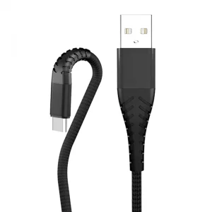 کابل فست شارژ تایپ سی USB به Type-C جنس کنفی به طول 1 متر مدل CA-01V