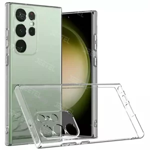 قاب گوشی Samsung Galaxy S24 Ultra مدل ژله ای طلقی