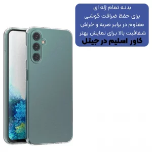 قاب گوشی ژله ای شفاف طرح Slim مناسب برای Samsung Galaxy A24