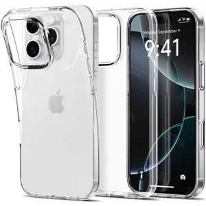 قاب گوشی ژله ای شفاف طرح Slim مناسب برای IPHONE 16 Pro Max