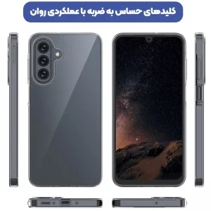 قاب گوشی ژله ای شفاف طرح Slim مناسب برای Samsung Galaxy A26