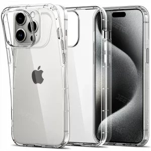 قاب گوشی ژله ای شفاف طرح Slim مناسب برای IPHONE 15 Pro Max