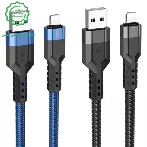 کابل شارژ USB به Lightning به طول 1.2 متر 2.4A مدل Hoco U110 (100% اورجینال)