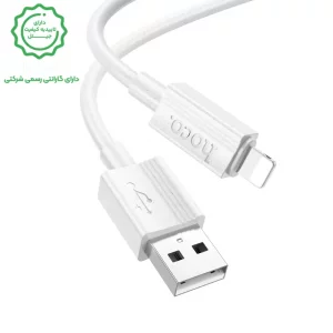 کابل شارژ USB به Lightning به طول 1 متر 2.4A از برند هوکو مدل Hoco X107 (100% اورجینال)