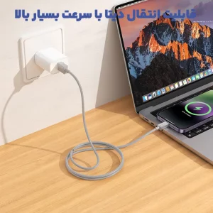 کابل شارژ USB به Lightning به طول 1 متر 2.4A از برند هوکو مدل Hoco X107 (100% اورجینال)