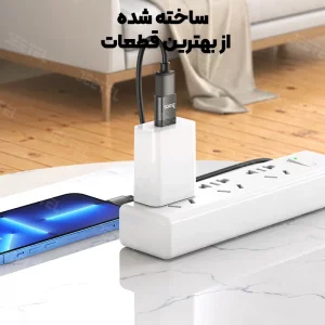 مبدل OTG پرتابل Type-c به USB 3.0 از برند هوکو مدل Hoco UA17 (100% اورجینال)