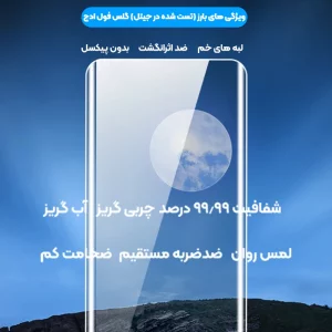 گلس یو وی UV Glass مناسب برای گوشی Xiaomi Redmi Note 14 Pro Plus