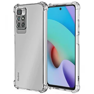 گارد شفاف ایربگ دار برای گوشی Xiaomi Redmi 10 / 10 Prime مدل ژله ای محافظ لنزدار