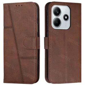 کیف چرمی کلاسوری مناسب برای گوشی Xiaomi Redmi Note 14 5G (محافظ لنزدار)