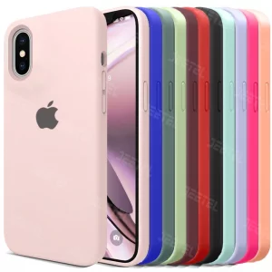 کاور سیلیکونی تک رنگ اورجینال برای گوشی IPHONE X / XS مدل پاک کنی اصل (متریال ویتنام)