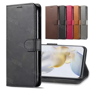 کیف چرمی Honor 90 مدل لپ تاپی جاکارتی دار (محافظ لنزدار)