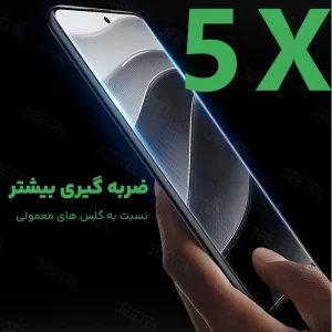 محافظ صفحه نمایش گلس Xiaomi Redmi Note 14 Pro 5G فول چسب اورجینال