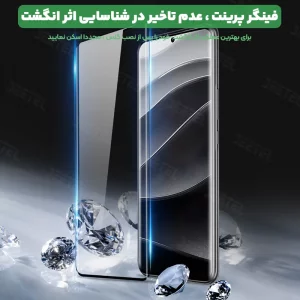 محافظ صفحه نمایش گلس Xiaomi Redmi Note 14 Pro 5G فول چسب اورجینال