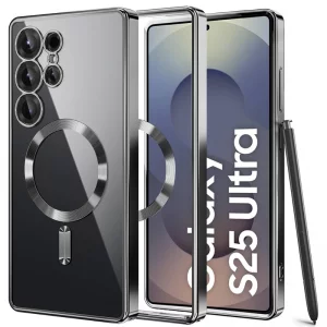 قاب الکتروپلیتینگ MagSafe برای گوشی Samsung Galaxy S25 Ultra