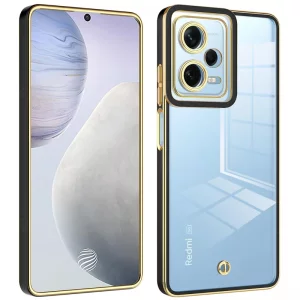 قاب اورجینال الکتروپلیتینگ Xiaomi Redmi Note 12 Pro Plus 5G مدل دور طلایی اسپیس