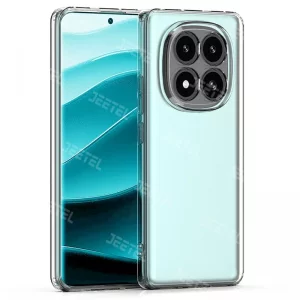 قاب شفاف Xiaomi Redmi Note 14 Pro 4G مدل ژله ای محافظ لنزدار