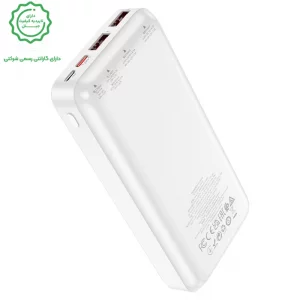 پاوربانک به ظرفیت 20.000Mah و توان 22.5 وات PD+QC3 از برند هوکو مدل Hoco J101A (100% اورجینال)