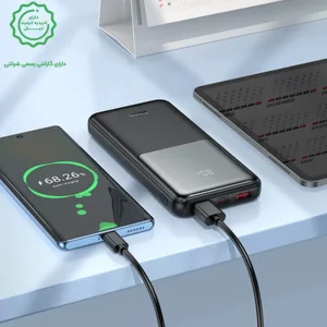 پاوربانک به ظرفیت 10.000Mah و توان 22.5 وات PD از برند هوکو مدل Hoco J136 (100% اورجینال)