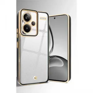 قاب اورجینال الکتروپلیتینگ Xiaomi Redmi Note 13 Pro Plus مدل دور طلایی Space